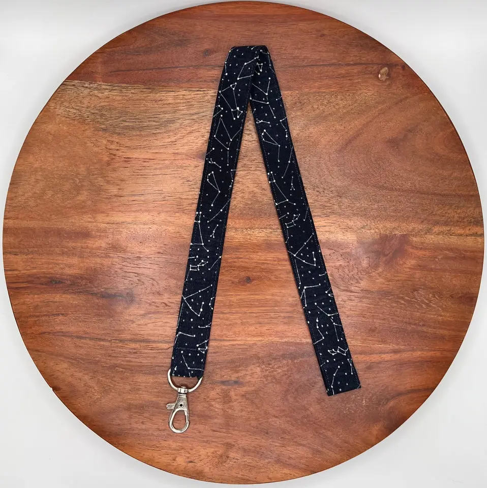 Dark Blue Constellation Lanyard Dark Blue Constellation Lanyard