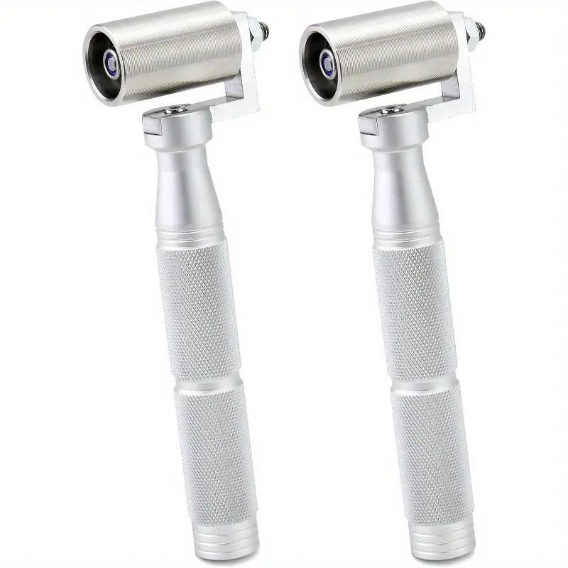1Pc 1.5" Stainless Steel Home Wallpaper Seam Roller Wall Paper Construction Tool Seam Flat Roller Paint Tool