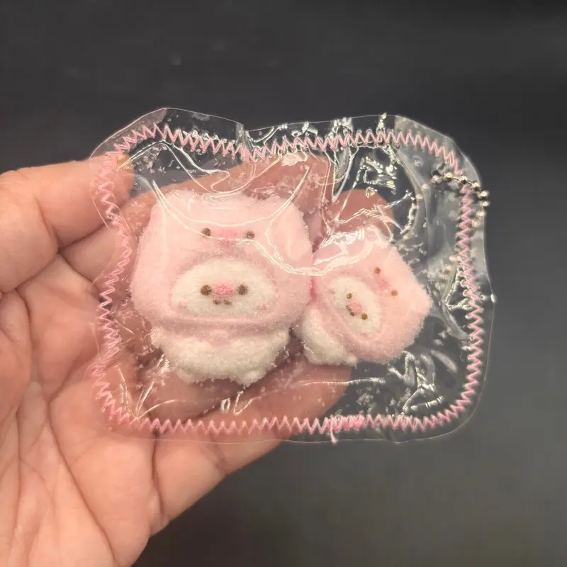 Mini keychain pack of 2 soft taba squishy