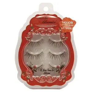 Miche Bloomin' Saeko 3D False Eyelashes Collection - Lightweight, Feminine, Layered, Glam Japanese Styles for Daily Makeup