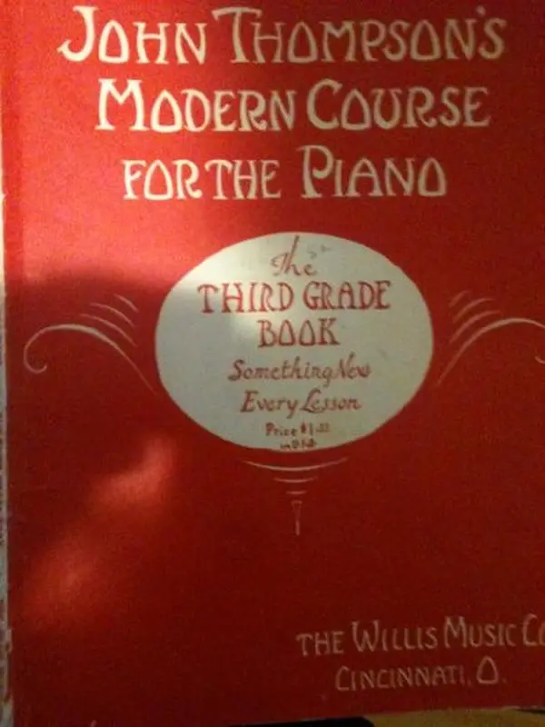 USED English Piano Learning Book - John Thompson's Modern Course for The Willis Music Co., 3rd Grade (Paperback, Book Only)