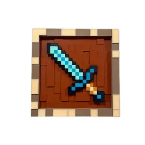 Magnetic Pixel Item Frame To Pair With Rotatable Objects Like The Game