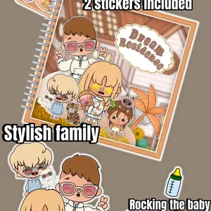 Beautiful busy book Dream Residence, Toys&games, quiet book, pretend play, daughter gift, birthday gift, gifts for kids, educationaltoys