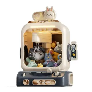 Electric Claw Machine Toy, Plush Toy Capsule Grabber, Birthday Gifts for Kids, Fun for Boys and Girls, Color Box