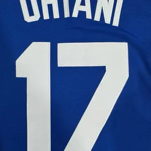 Shohei Ohtani Baseball Jersey Japanese 17 90S Hip Hop Japan Blue Stitched M-2XL Sports Top Training Shirt Quick Dry Mesh Polyester Classic Jersey