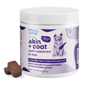 Nooratail Dog Skin & Coat Supplement - Boost Health, Strengthen Immune & Enhance Shiny Coat with Omega & Vitamins