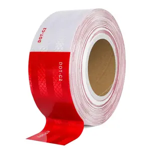 Reflective Strips, 1 Roll Waterproof Traffic Safety Road Warning Reflector, Self-adhesive Exterior Stickers for Vehicle Car Truck SUV