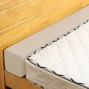 Bed Gap Filler, Mattress Extender for Twin/Full/Queen/King Bed, Close Gap(0-12") Between Mattress and Headboard or Wall, Stop Losing Your Pillows(Beige-LxWxD-60*6*6in)