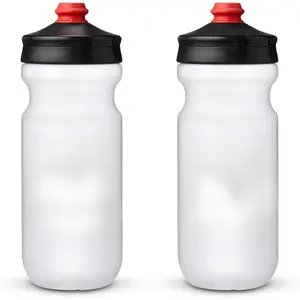 Breakaway Surge Lightweight Bike Water Bottle 2-Pack (20oz, 25oz, 30oz) - High Flow, Cycling & Sports Squeeze Bottle