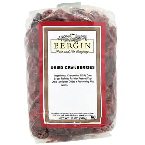 Bergin Fruit and Nut Company Dried Cranberries, 12 oz (340 g) Bergin Fruit and Nut Company Dried Cranberries, 12 oz (340 g)