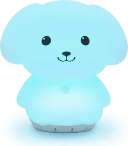Mindfulness 'Breathing Puppy'| 4-7-8 Guided Visual  Breathing Light| 3 in 1 Device with Night Light & Noise Machine for ADHD Anxiety Stress Relief Sleep - Gift for Kids Adult Women Men