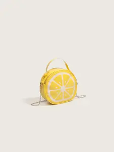 Fashion Lemon Pattern Crossbody Bag, Casual Summer Shoulder Bag for Any Occasion, Light and Refreshing Design