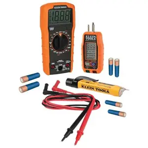 Klein Tools 69355 Multimeter, Voltage Tester and Outlet Tester Premium Electrical Tool Set 316913518