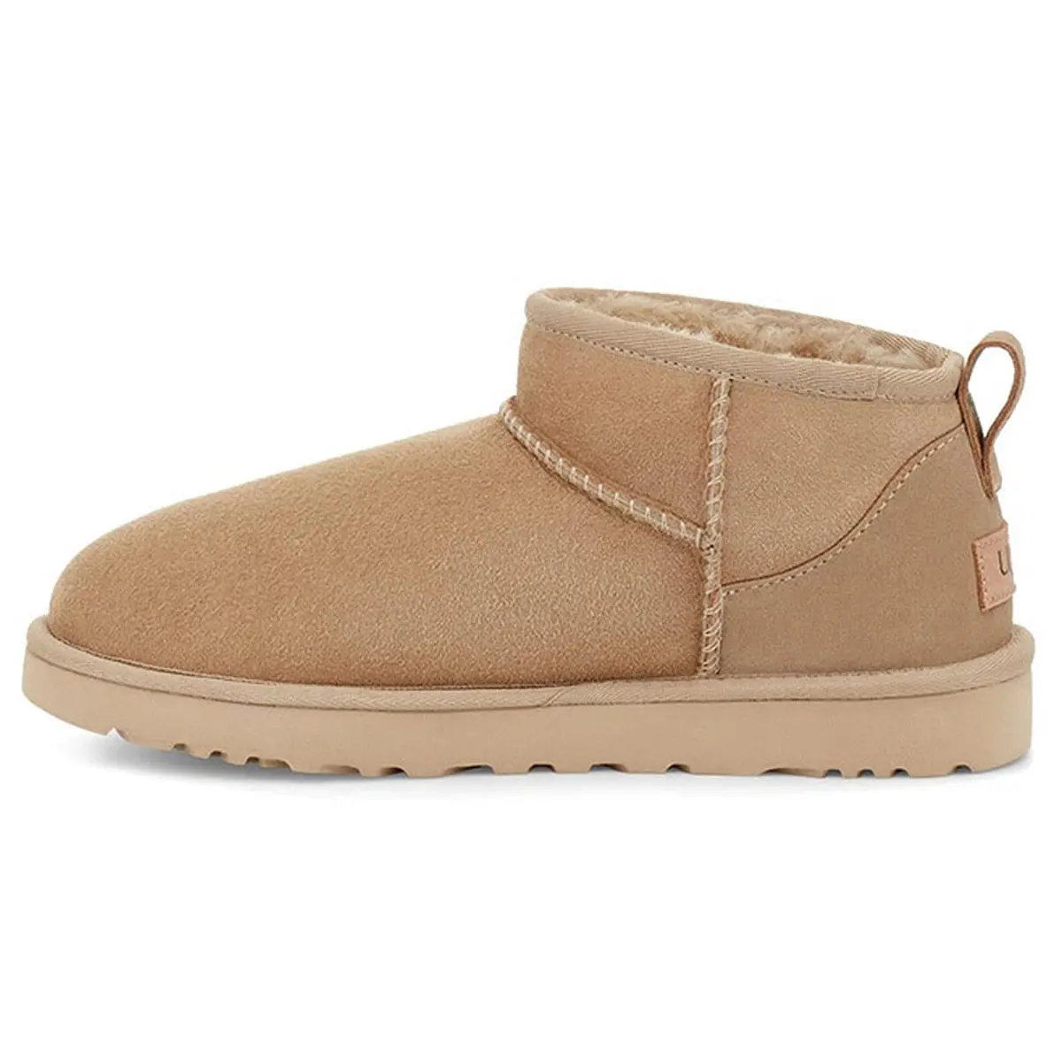 UGG Wmns Classic Ultra Mini Boot 'Sand', Women, Shoe, Soft, Stylish, Footwear, Casual Wear, Ankle Boot, Sheepskin, Walking Shoes, Everyday, Flexible, Cool Weather, True To Size, No