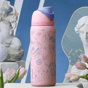 Owala FreeSip Style 32oz Insulated Water Bottle  Leakproof Stainless Steel Tumbler with Straw BPA Free Vacuum Flask Gym Travel Bottle Limited Design