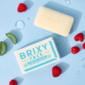BRIXY Facial Cleansing Bar - Hydrating Cleansing for Moisture, Aloe & Niacinamide - Comfortable and Effective Skincare Solution