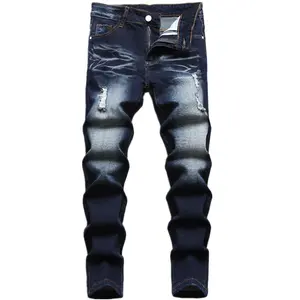 Boy's Skinny Jeans Slim Fit Stretch Ripped Destroyed Distressed Fashion Kids Denim Jeans Pants