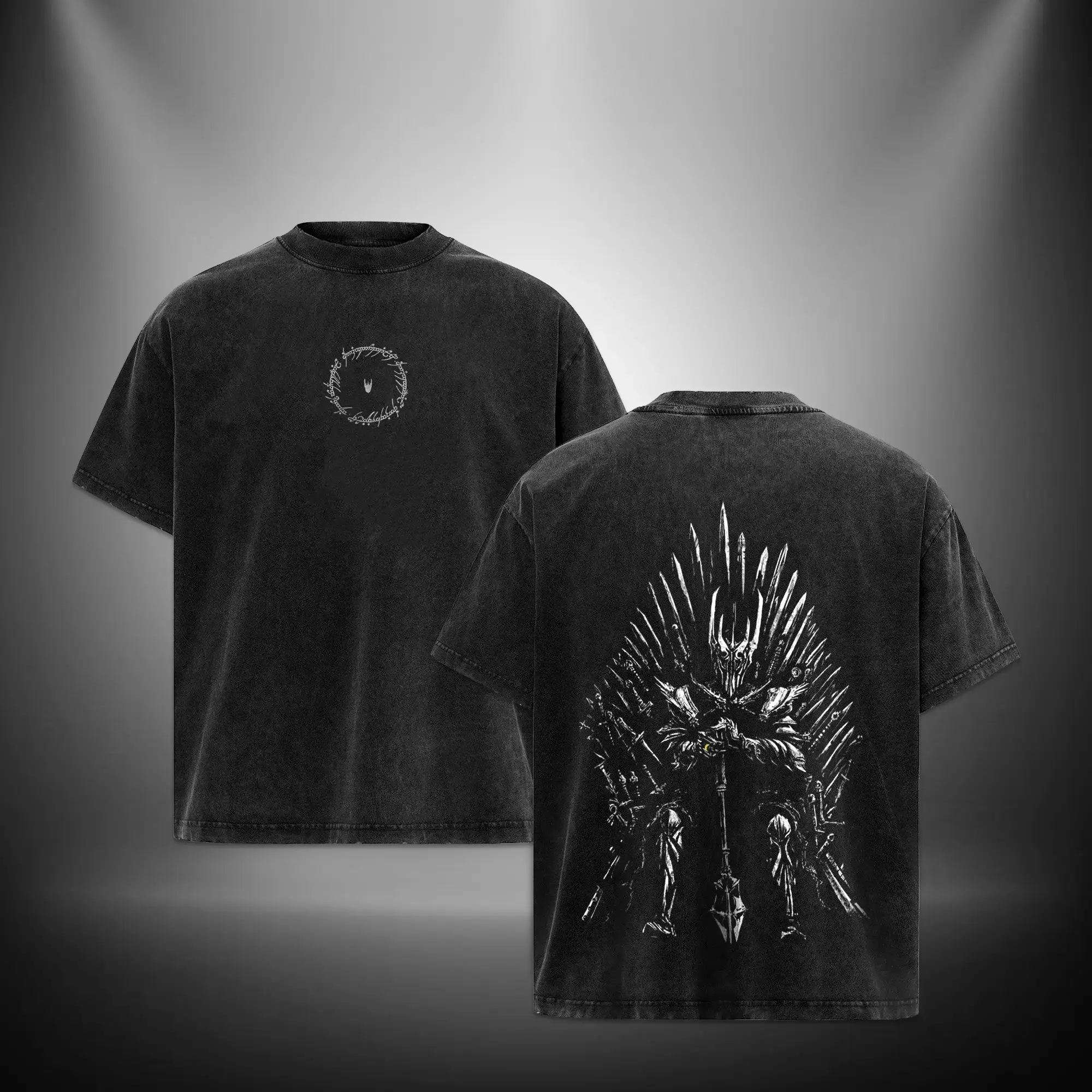 Lord of the rings v2 Retro Vintage Menswear Gift movie fans Top Apparel Classic Oversized Seamless Simple Straight Man Clothes Cotton designer shirts, graphic tees, men gifts, ,Graphic Streetwear T-shirt