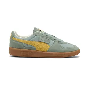 PUMA Mens Palermo Weathered Lace Up Sneakers Shoes Casual - Green PUMA Mens Palermo Weathered Lace Up Sneakers Shoes Casual - Green