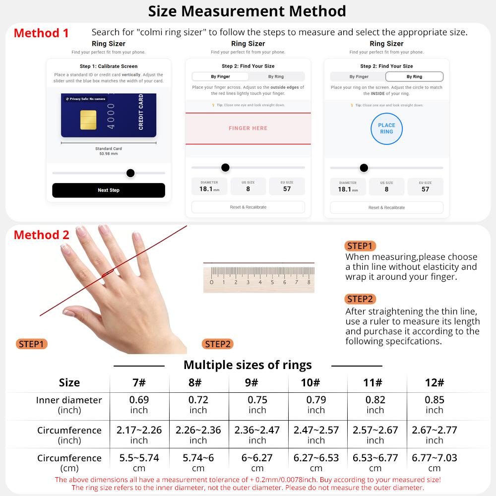 COLMI R10 Temperature Smart Ring – 5ATM Waterproof Fitness Tracker with Heart Rate & SpO2 Monitor, USB Rechargeable