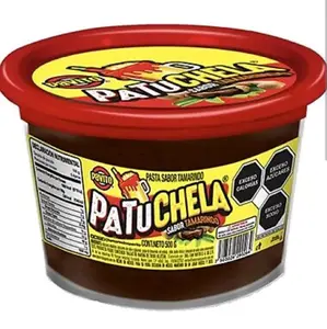 Patuchela - Tamarindo Flavor Pulp Paste (500G) for Authentic Michelada's Drink with sour Kick Mexico Beverage Candy Fruity Snack Juice Drink