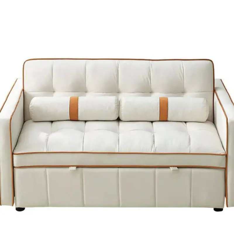 Pull Out Sleep Sofa Bed 2 Seater Loveseats Sofa Couch for Office Living Room US