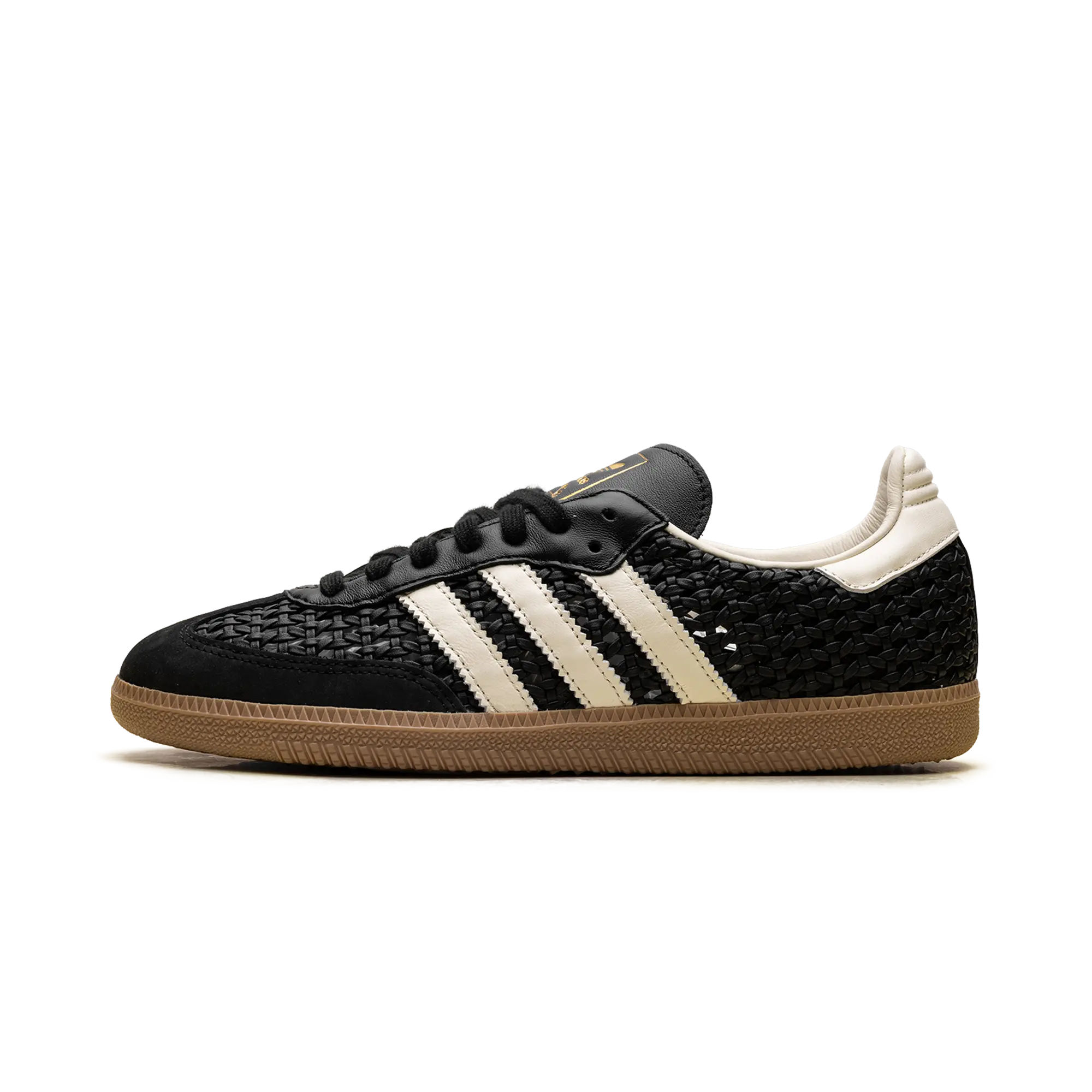 Samba OG WMNS "Basketweave Black Cream White" HQ9282