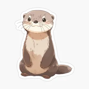 Giant otter sticker