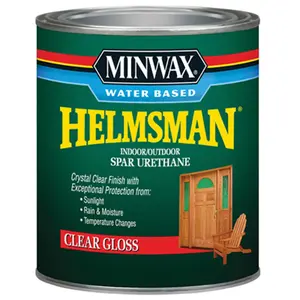 212 MAIN Water-Based Spar Urethane Protector - 1 Qt, Gloss Finish, UV Resistance, Wood Protection, Indoor/Outdoor Automotive & Motorcycle Paint Care Coating