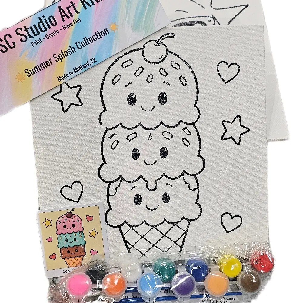 Summer Paint Kits Popular Coloring Book