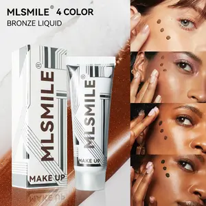 Tanning Facial Foundation Serum Toning and Grooming Pearlescent Bronze Highlight Concealer Natural and Lasting