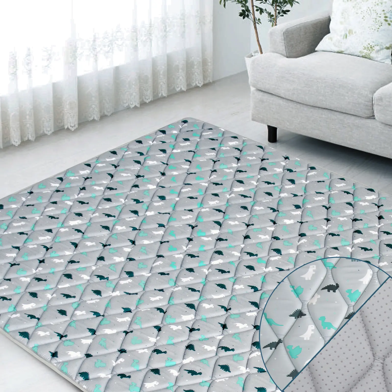 Grey Dinosaur (Upgrated Foam Style)