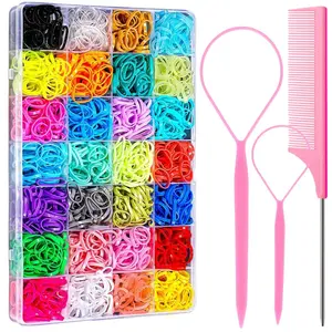 100pcs Seamless Non-Slip Hair Ties, Soft No-Damage Elastic Ponytail Holders for Women, Durable & Stylish Hair Accessories, Elastic Hair Accessory, Fashion Hair Accessories