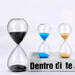 Half Hour Sand Timer Clock 5/30/60 Minutes Creative Glass Decorative Piece Ideal for Classroom Bathroom Game Time Management