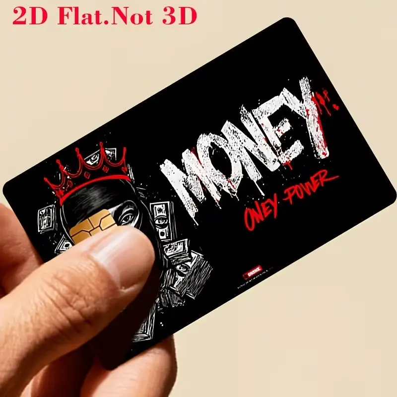 Money Power Credit Card Skin – Rich Money Theme Debit Card Sticker, Luxury Cash Design
