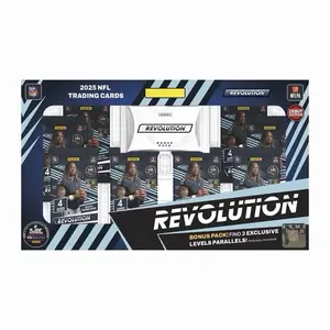 2025 Revolution Football Bundle Box - Includes 3 Exclusive Levels Parallels - Ships Today - NFL Trading Cards