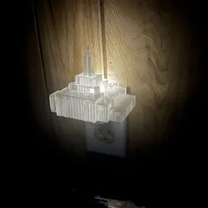 Draper LDS Temple Night light- 3D Printed