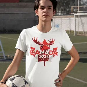 2026 World Cup Canada Soccer Fan T-shirt Q16