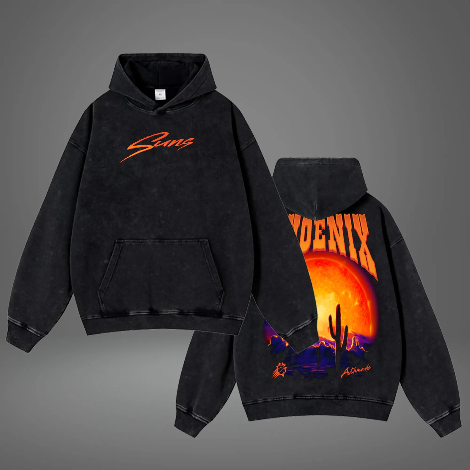 Vintage Washed Hoodie The Solar Team Inspried, Basketball 2025 Fan Gear, Basketball fan, Gift for true basketball fan