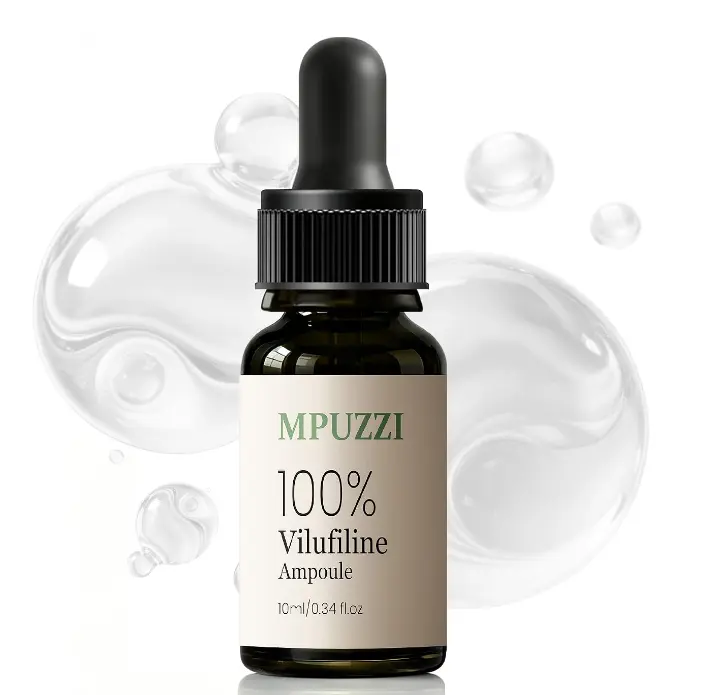 100% Volufiline Face Serum - Plumping Ampoule for Under Eyes and Body, Lightweight Volufiline Serum for Hollow-Looking Areas, Skin Firming and Elasticity Care, 10ml