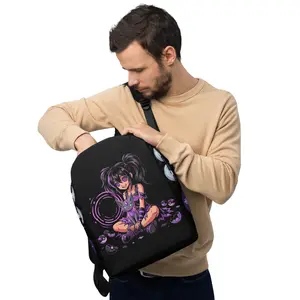 Psychic Trainer Minimalist Functional Backpack, Compartment-Equipped Luggage Bag for Daily Use, Functional Backpacks, With Compartments Backpacks