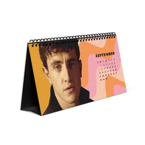 Paul Mescal 2025 Calendar Desktop - Actor Fan Gift, TV Show Calendar, Pop Culture Desk Planner