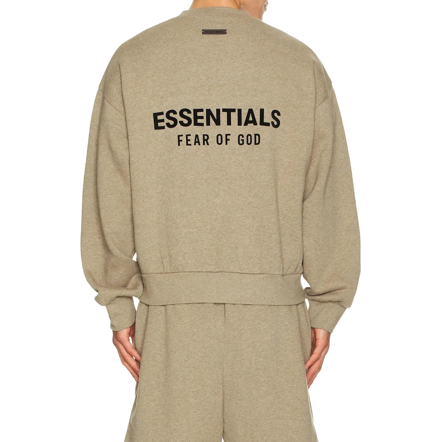 Fear of God ESSENTIALS Classic Crewneck Sweatshirt in Homestead Heather Fear of God ESSENTIALS Classic Crewneck Sweatshirt in Homestead Heather