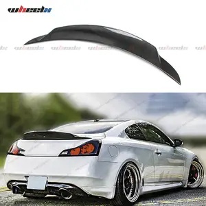 Infiniti trunk spoiler suitable for 2007-2015 Infiniti G35 G37 G25 Q60 two-door rear wing carbon fiber trunk spoiler
