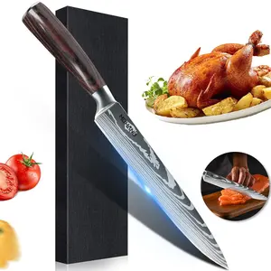 Chef Knife 8 Inch, Sharp Kitchen Chef’s Knife for Fruit Vegetable Slicing