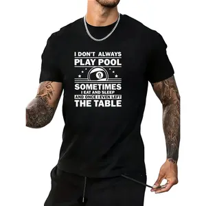 8-Ball Billiard Pool Design T-Shirt – 100% Cotton for Men & Women