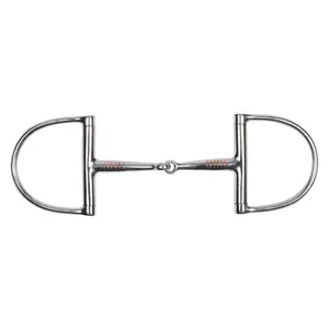 Schneiders 3/8 Curved Snaffle D-Ring 5 mouth