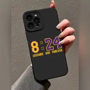A New Fun Cartoon Basketball Player Digital Creative Phone Case, Suitable for iPhone 17 Air/16 E/X/Xs/11/12/13/14/16 Pro Max/Plus, Shockproof Full Protection, Great Gift for Family and Friends on Holidays MS52