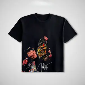 [ 🎉 Sale Up To 50%] WWE John Cena Menswear Unisex Cotton Round Neck Shortsleeve T-Shirt - Casual, Soft, Sports Apparel with Graphic, Breathable Fabric for Fans