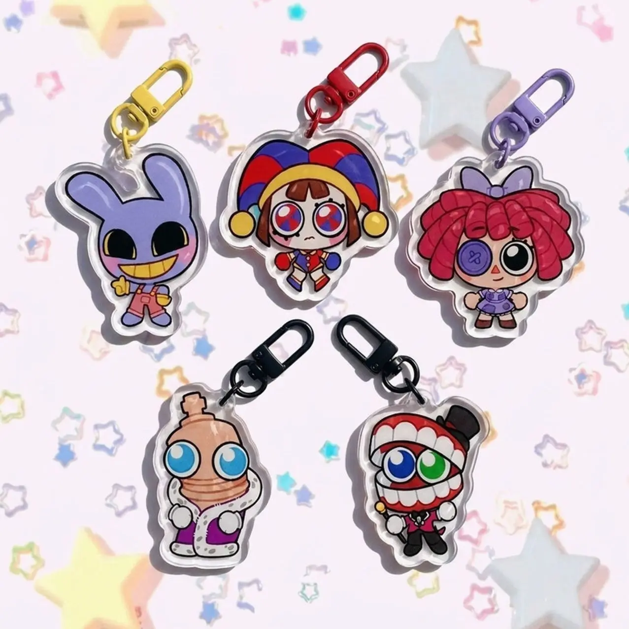 The Digital Circus Acrylic Keychains, Pomni, Jax, Kinger Inspired Charms, The Last Act Keychain, TADC finale Keychain, digital circus 2026